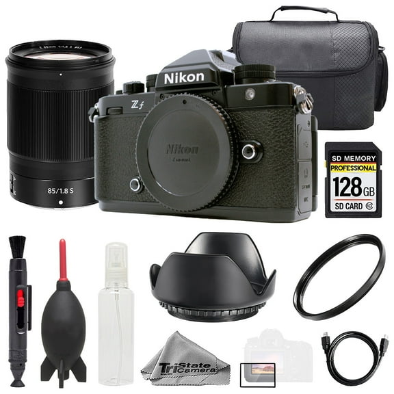 Nikon ZF   NIKKOR Z 85mm f/1.8 S Lens  128GB  Bag  UV Filter- Basic Kit (International Version)