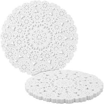 Paper Doilies for Tea Party Decorations - 12-Inch Round, White, 200-Pack - Disposable Paper Placemats & Round Placemats - Lace Doilies for Tables & Dessert Table Decor