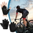 thumbnail image 5 of Btomtd Half Finger Gloves with Non Slip Grip for Outdoor Sports and Fitness, Wear Resistant Gloves for Yoga and Cycling, Breathable Half Finger Sports Gloves, Size S, Black, 5 of 6