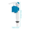 thumbnail image 2 of RUNROTOO Blue Toilet Fill Valve Replacement for Toilet Tank Easy Install Adjustable Inlet Valve, 2 of 8