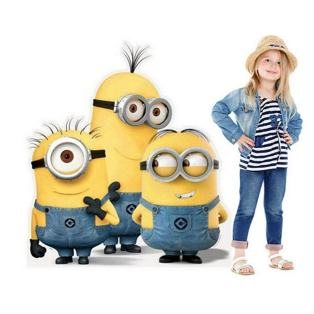 Minions Despicable Me Group Cardboard Stand Up 3ft Walmart Com