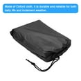 thumbnail image 3 of Uxcell Motor Engine Cover, 22"L x 11"W x 15"H Waterproof Outboard Motor Cover 15-30Hp, Black, 3 of 5