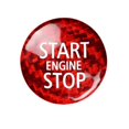 thumbnail image 1 of Carbon Fiber Engine Start Stop Button Interior Trim Cover Sticker For Mini Cooper R55 R56 R57 R58 R, 1 of 5