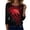 #H_001, variant on Domuza Women's Halloween Shirts Fall Casual Crew Neck 3/4 Sleeve T-Shirts Horror Funny Graphics Vintage Pullover Halloween Costumes-E M