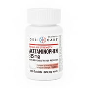 GeriCare Non-Aspirin Pain Relief Tablets, 325 mg, 100 Count