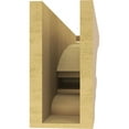 thumbnail image 4 of 5"W x 30"D x 10"H Thin Diane Rough Cedar Woodgrain TimberThane Corbel, Primed Tan, 4 of 6