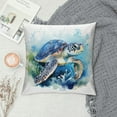 thumbnail image 2 of GOSMITH Sea Theme Decorative Pillow Inserts, s () white, 2 of 5
