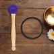 thumbnail image 1 of Palos De Golpe De Tazón De Música Buddha Sound Bowl Knock Stick Agarre cómodo Crystal Bowl Stick (Púrpura), 1 of 8