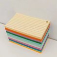 thumbnail image 6 of Office Portable Study With Cover Loose-Leaf Horizontal Line Flash Cards Binder Memo Book Loose-Leaf Index Cards Revision Cards LIGHT GREEN, 6 of 8