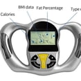 thumbnail image 2 of Electronic Portable Body Fat Analyzer - Body Fat Meter - Body Fat BMI Analysis - Silver, 2 of 5