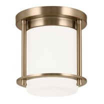 1 Light Flush Mount-7.75 inches Tall and 7.25 inches Wide-Champagne Bronze Finish Bailey Street Home 147-Bel-5016858