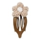 thumbnail image 1 of Pinza de ganchillo para el pelo: Coletero de flores tejidas para cabello fino y grueso - Horquillas para medio moño - Pasador de pelo de fijación fuerte - Accesorios de playa hawaianos, 1 of 3