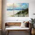 thumbnail image 3 of Elephant Stock Oak Island Sunrise Wall Art - Horizontal Multi Panel Canvas - Living Room Wall Decor - Beach Multi Panel - Blue And Beige Decor By Sally Swatland - 50" x 32", 3 of 8