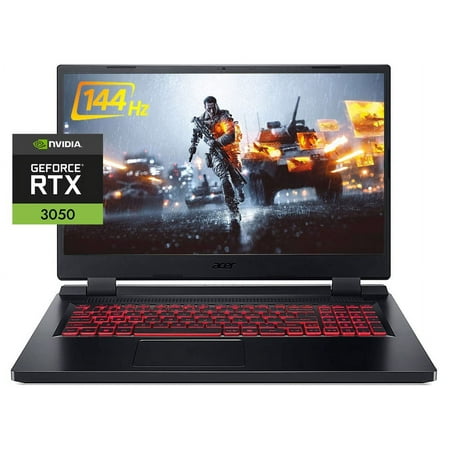 Acer 2022 Nitro 5 17.3" FHD IPS 144Hz Gaming Laptop, 12th Intel i5-12500H(12 Core, up to 4.5GHz), GeForce RTX 3050, 32GB RAM 2TB PCIe SSD, Backlit KB, Thunderbolt 4, Win 11, w/GM Accessories