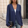 thumbnail image 5 of NTACZA Cardigan Cardigan for Women Lightweight Open Front Thin Casual Dressy Coats Knit Loose Office Wear Navy, 5 of 8