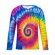 thumbnail image 5 of Blusas y camisas de manga larga con cuello redondo para hombre, estilo casual, estampado, cuello redondo, para fitness, deportivas, de licra., 5 of 5