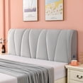 thumbnail image 1 of Advancent Cabecero Impecable Con Funda A Prueba De Polvo E Impermeable Funda De Cabecera De Cama Doble Elástica Premium Decoración del hogar Gris plateado, 1 of 6
