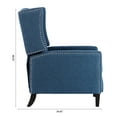 thumbnail image 4 of 27.16" Wide Fabric Wing Chair - Solid Wood Frame - Family Gathering Area - Comfort for Long - Term Sitting, 4 of 6