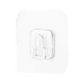 thumbnail image 4 of Wall Hook Plastic Double Side Storage Holders Self Stick Wall Hanger Bathroom Waterproof Wall Holder, 1 Pair, 4 of 10