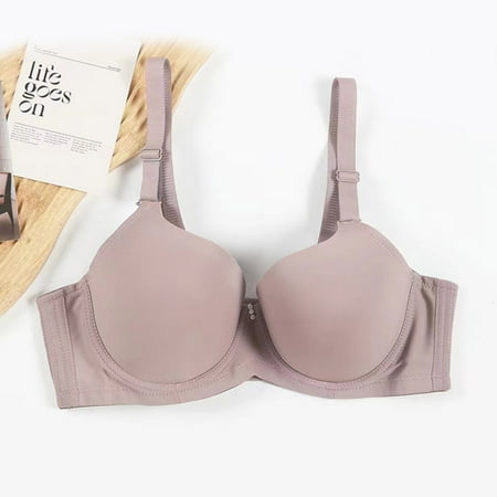 LLYWEY No Underwire Push up Bras for Women Discounts Womens Sport Bras Ladies Push-Up Bra Style-1225 Women Multiway Bra Feature Adult Female Lace Sports Bras Dark Gray 46D