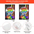 thumbnail image 4 of Gay Pride Garden Flag LGBT Flag Love is Love Rainbow Yard Flag Double Sided Pride Decor for Outdoor Yard Decoration 12x18in, 4 of 6