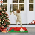 thumbnail image 6 of witspace Christmas Door Mats 16"x24", Non-Slip Dirt Trapper Door Mat Santa Claus Welcome Christmas Mat Washable and Low Profile Winter Doormat Snowflake Door Mat Rugs for Front Back Door, 6 of 9