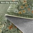 thumbnail image 4 of Wonnitar 5'x7' Floral Area Rugs for Living Room, Washable Rugs for Bedroom Vintage Cottagecore Accent Carpet for Dining Room Sunroom Home Office, Soft Non Slip Green, 4 of 10