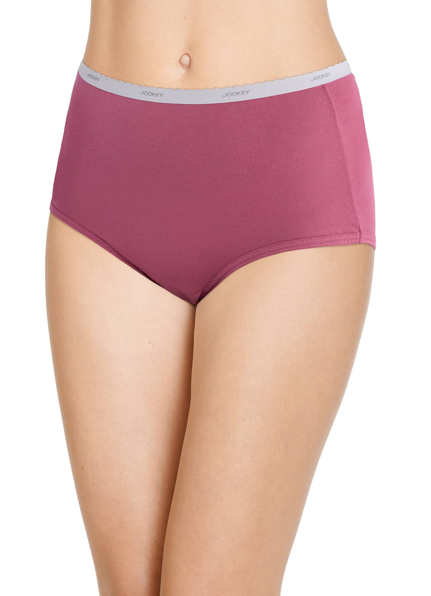 Women Jockey 3-Pack Briefs (PLUM HEATHER ASST) Cotton Comfort Classic  Underwear - Helia Beer Co