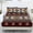 Bear Pattern, variant on Whosucclay Mandala Horse Print 3 Piece Fitted Bedding Set, Cozy Wrinkle Free Fitted Sheets with 1 Fitted Sheet + 2 Pillowcases, Full Wrap Bed Linen, Full Size