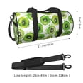thumbnail image 2 of Fotbe Green Kiwi Bolsa Deportiva de Lona Plegable con Estampado, Bolsa de Gimnasio con Bolsillo Seco/Húmedo, Bolsa de Viaje Ultraligera de Gran Capacidad, 2 of 6