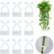 thumbnail image 1 of 100 clips para plantas (blancos) para plantas trepadoras, clips de fijación de pared de plantas, dispositivo de fijación de enredadera de pared invisible autoadhesivo, ganchos adhesivos para plantas p, 1 of 5