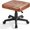 Brown, variant on Under Desk Footrest, PU Ergonomic Foot Rest with Wheels, Comfort Padding, Height Adjustable for Relieving Leg Pain, Stiffness