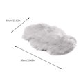 thumbnail image 3 of Faux Sheepskin Area Rug with Cold Proof and Non-Slip Irregular Design, Soft Sink-In Comfort for Household Use, Multi-Purpose as Tea Table Floor Mat Sofa Cushion Decor, 3 of 8