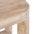 thumbnail image 6 of Kate and Laurel Talcott Modern Square Wood Drink Table, 12 x 12 x 28, Light Natural, Transitional Decorative Two-Tier Pedestal Table for Use as Plant Stand Indoors or Living Room Decor Accent, 6 of 9