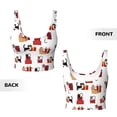 thumbnail image 6 of Goofa Cute Cat And Christmas Gift Printed Sports Bras for Women, High Impact Running Bra Workout Crop Tank Tops Longline Sports Bra Push up-XX-Large, 6 of 9