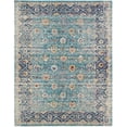 thumbnail image 1 of Amer Tapis ETE286767R 6 Pi. 7 Po x 6 Pi. 7 Po. R Éternel Tapis de Transition &44; Turquoise, 1 of 1