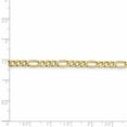 thumbnail image 5 of 10K Yellow Gold chain Figaro 16 in 4.75 mm 4.75mm Semi-Solid, 5 of 5