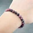 thumbnail image 4 of Natural Rhodonite Stones Beads Bracelets for Women Reiki Yoga Bracelet Men Agate Quartzs Healing Bangle Wristband Jewelry Gift, 4 of 6