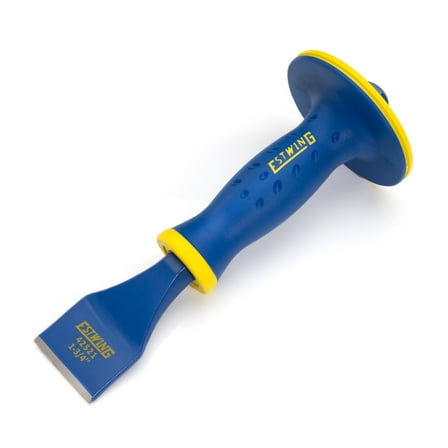 Estwing 1-3/4-Inch Wide Masonry Chisel with Grip Guard 42521