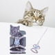thumbnail image 5 of Correa suave para gatos y perros pequeños, adiestramiento de mascotas, antiescapes, ajustable para exteriores. Azul S, 5 of 9