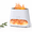 White, variant on 2-in-1 Marble Oil Diffuser and Himalayan Salt Lamp for Home Use