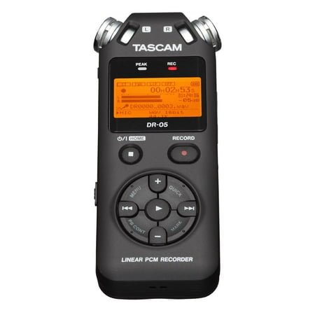 TASCAM DR-05 Linear PCM Handheld Portable Digital Audio Recorder w/ 4 GB SD Card