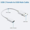 thumbnail image 3 of 3Pcs USB C Female to USB Male Adapter Charger Cable Adapter, 3 of 6