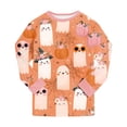 thumbnail image 5 of NOEGOEU 2-9 Years Toddler Boys Girls Halloween Pajamas Kids Soft Long Sleeve Sleepwear Set (Pink,6-7 Years), 5 of 8
