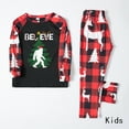 thumbnail image 4 of Jenny Christmas Pajama Sets For Family, Believe Bigfoot Print, Plus Size Available, Long Sleeve Top and Matching Bottoms, 4 of 7