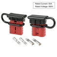 thumbnail image 2 of Kit de Conector Rápido de Batería de 6 AWG para Desconexión de 50A para Winch Auto Car Trailers Rojo 2pcs, 2 of 3