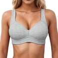 thumbnail image 1 of Brasieres de Mujer Tela de Mantequilla Sujetador Moldeador Cómodo sin Costuras con Soporte de Elevación Ajustable Sujetador Tipo Camiseta Inalámbrico para Uso Diario Grande, 1 of 5