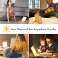 thumbnail image 5 of Light Therapy Lamp, 10000 Lux LED Therapy Lamp, Touch Control LED Lamp for Indoors, LED Solar Light for Home Office, Timer, 5 of 5