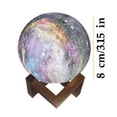 thumbnail image 3 of EGNMCR 3D Printing LED Light Pat Remote Control Voice Night Creative Gift Lights Lunar lamp, 3 of 3