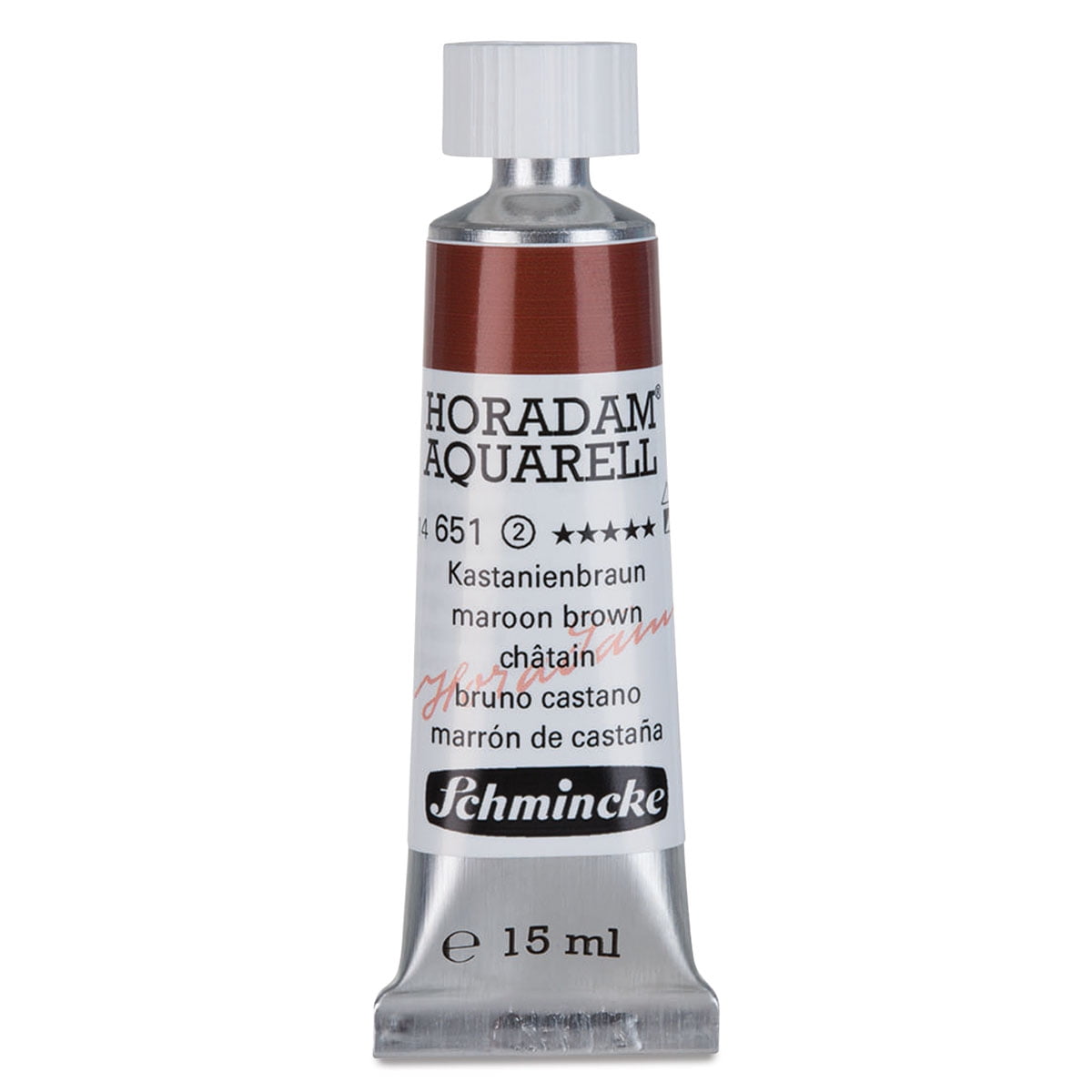 Schmincke Horadam Aquarell Artist Watercolor - Maroon Brown, 15 ml tube